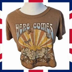 THE BEATLES♀️Cropped Top Tee